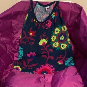 Groovy Vintage Patterned Old Navy Tank Top 🌈